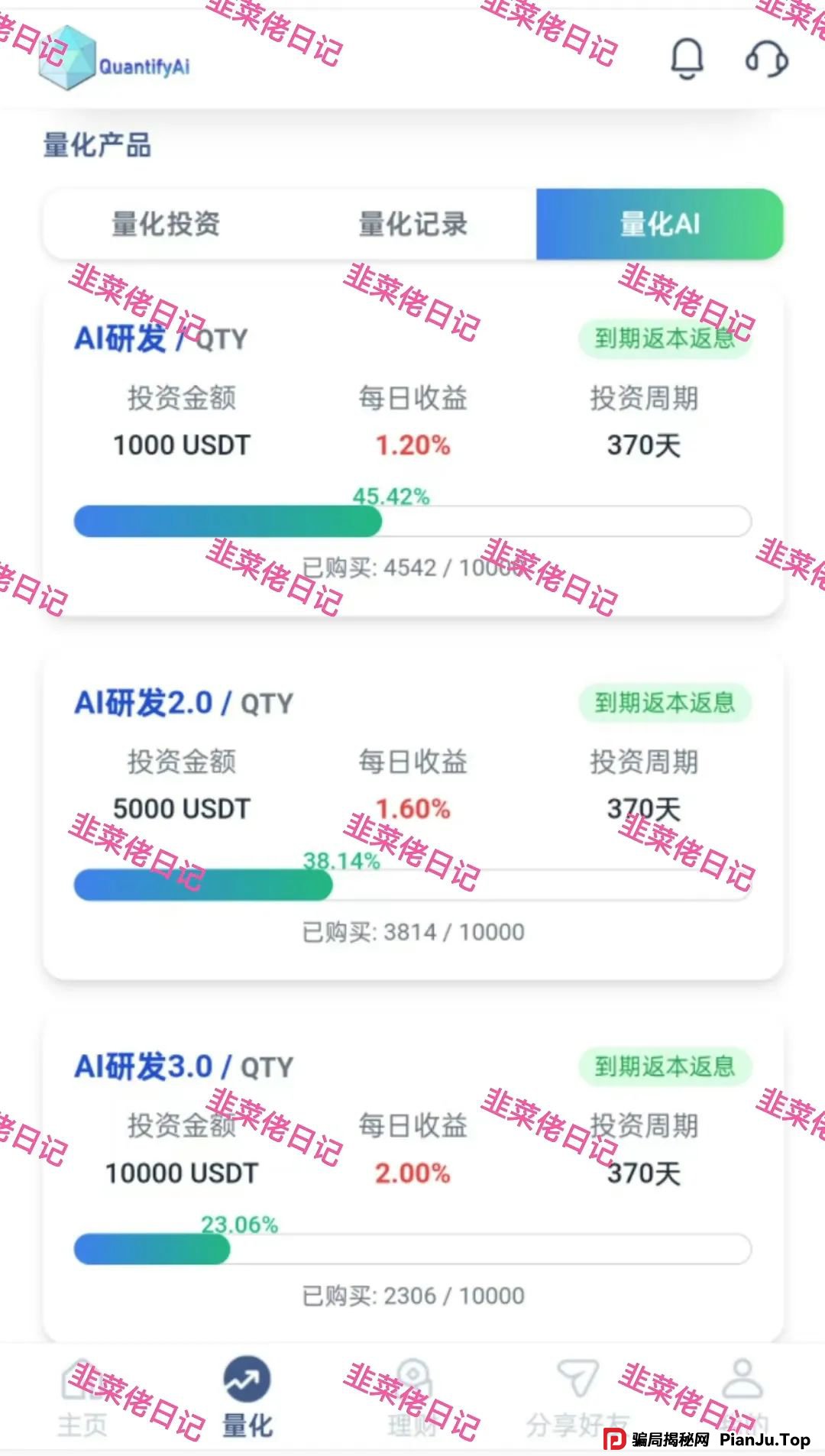 6月14日：最新资金盘项目骗局曝光，东方领投（领投集团），赫伯罗特航运，量化AI，央网扶持app随时可能卷钱跑路