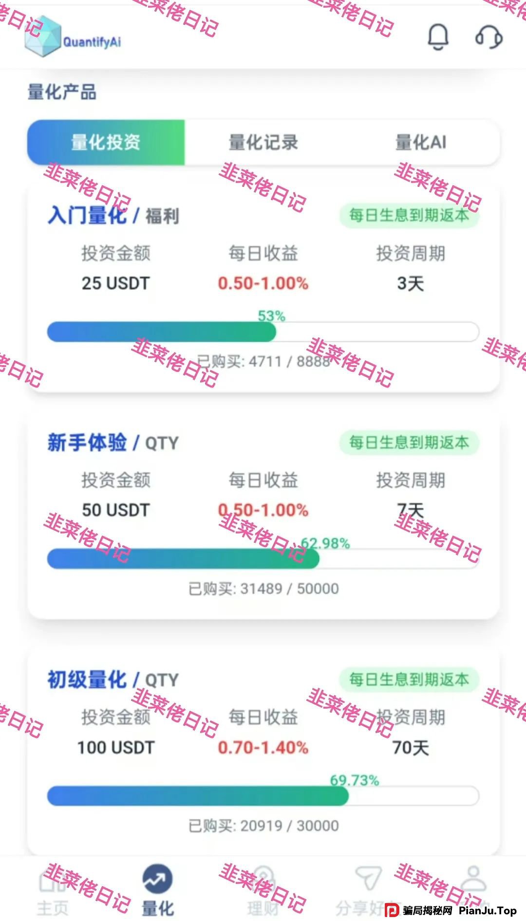 6月14日：最新资金盘项目骗局曝光，东方领投（领投集团），赫伯罗特航运，量化AI，央网扶持app随时可能卷钱跑路