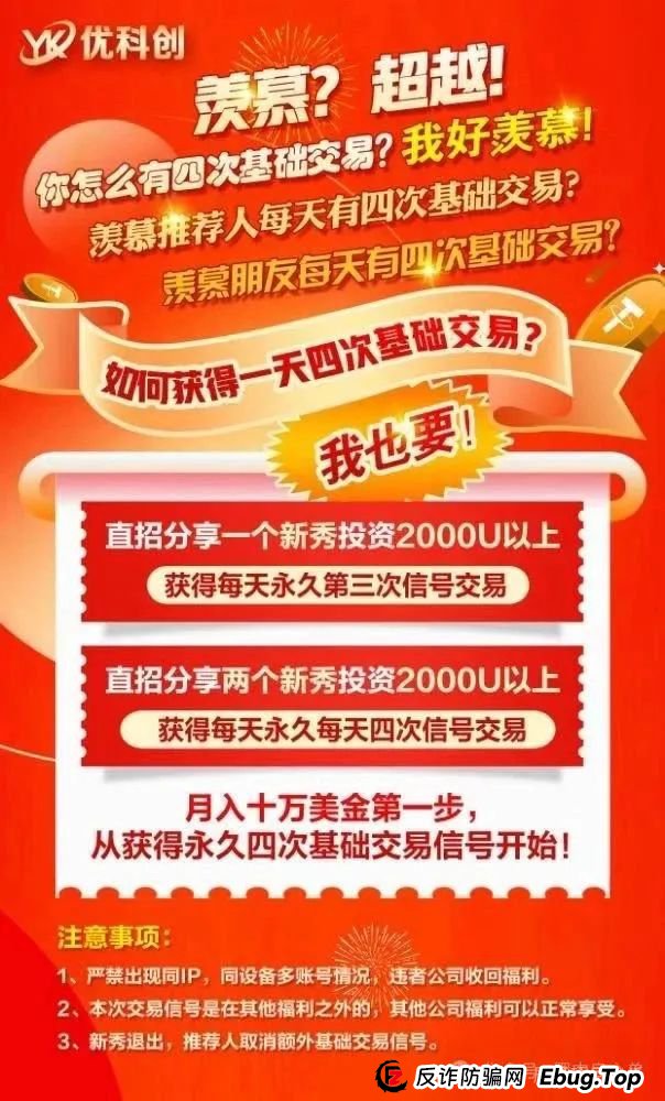 优科创（利鼎交易所）跟单类资金盘骗局，目前已经开始单割，高度预警，即将崩盘跑路！