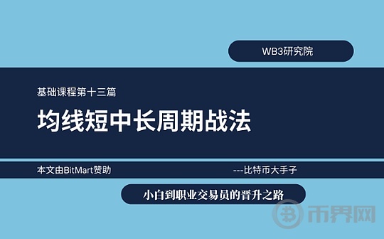 均线短中长期周期战法 「Web3研究院系列课程」