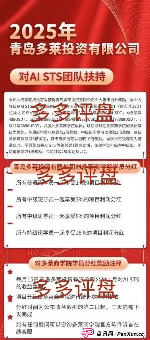 AISTS资金盘最新消息:【多莱商学院】现已开启第二轮连环骗局,你的本金正在裸奔! AISTS资金盘最新消息:【多莱商学院】现已开启第二轮连环骗局,你的本金正在裸奔!