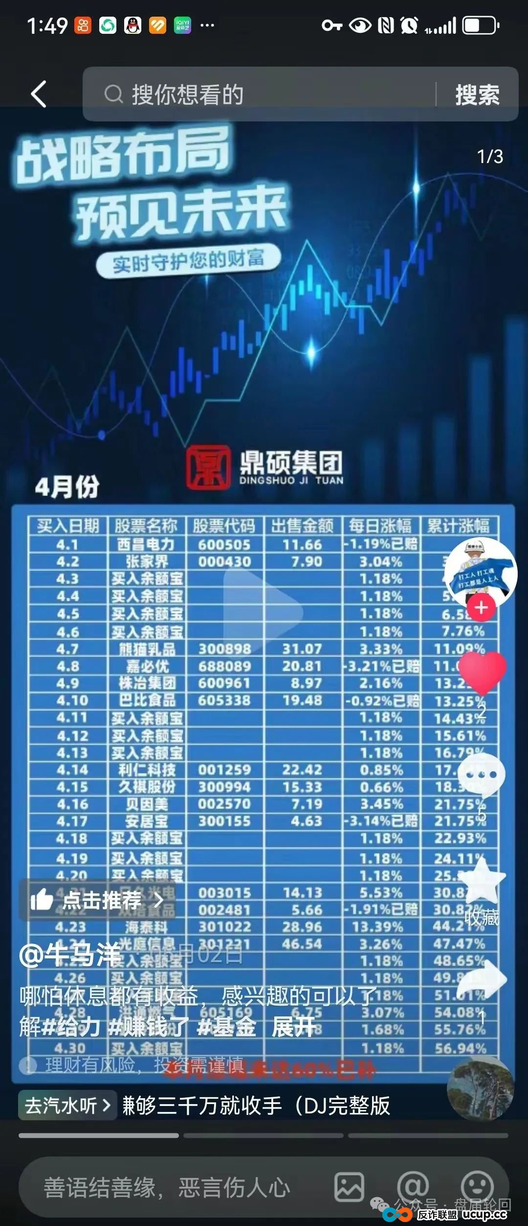 “胜利资本”鼎硕集团股票跟单骗局已经开始单割，即将全线崩盘。