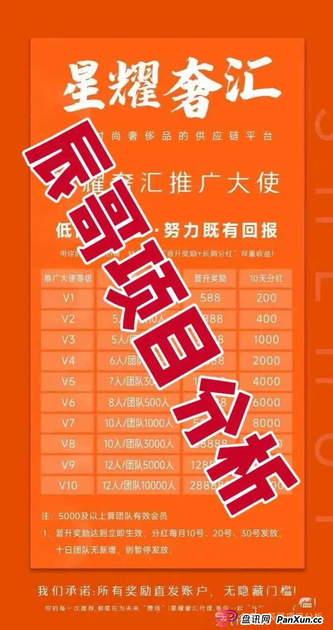 星耀奢汇分红类资金盘骗局,操盘手圈钱过千万,即将崩盘跑路! 星耀奢汇分红类资金盘骗局,操盘手圈钱过千万,即将崩盘跑路!