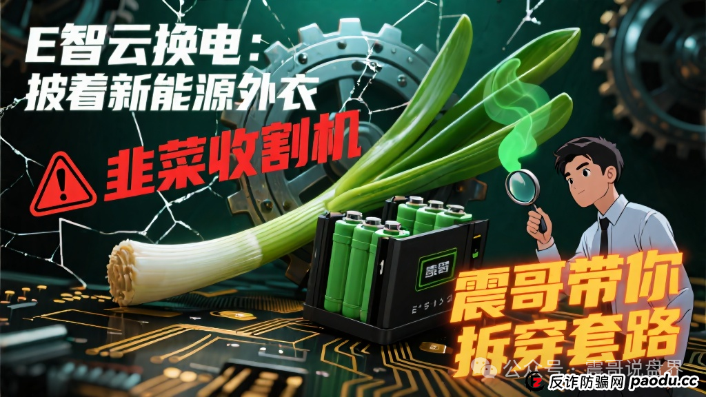 E智云换电：披着新能源外衣的韭菜收割机，震哥带你拆穿套路