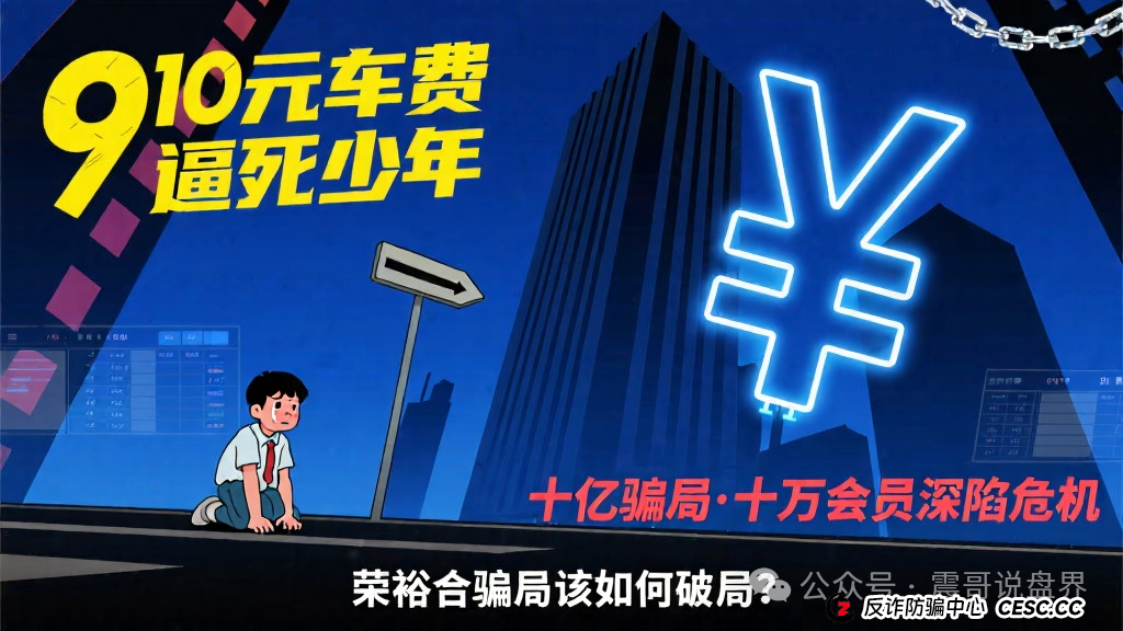 910元车费逼死少年,还有个十亿资金,10万会员的荣裕合骗局该如何 910元车费逼死少年,还有个十亿资金,10万会员的荣裕合骗局该如何