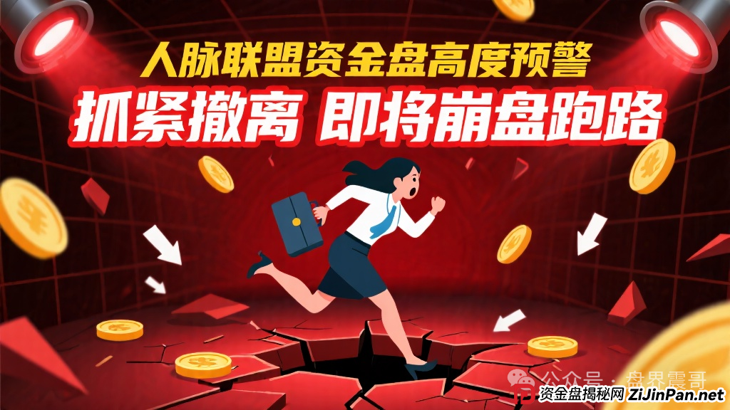 人脉联盟资金盘高度预警，抓紧撤离，即将崩盘跑路