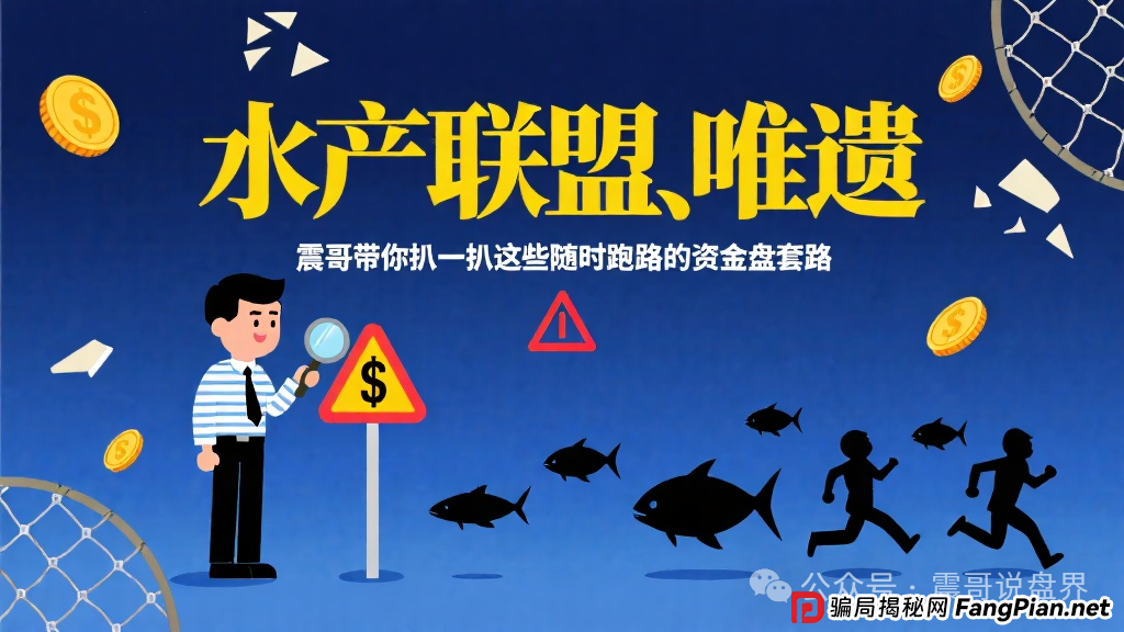 水产联盟、唯遗：震哥带你扒一扒这些随时跑路的资金盘套路