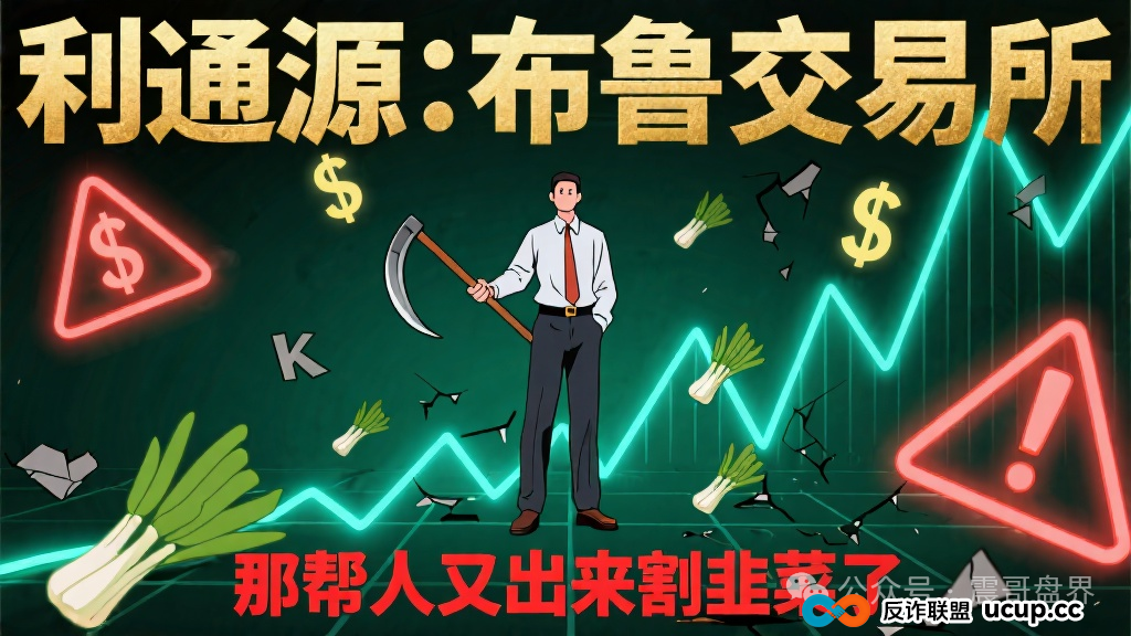 利通源:布鲁交易所那帮人又出来割韭菜了!千万别上当 利通源:布鲁交易所那帮人又出来割韭菜了!千万别上当