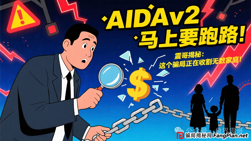 AIDAv2马上要跑路!震哥揭秘:这个骗局正在收割无数家庭! AIDAv2马上要跑路!震哥揭秘:这个骗局正在收割无数家庭!