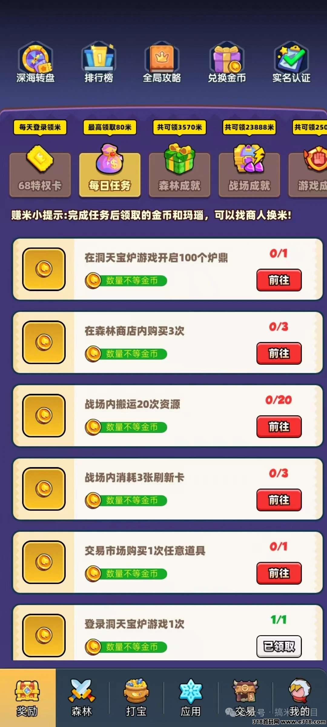 宝藏森林零撸项目,简单轻松 宝藏森林零撸项目,简单轻松