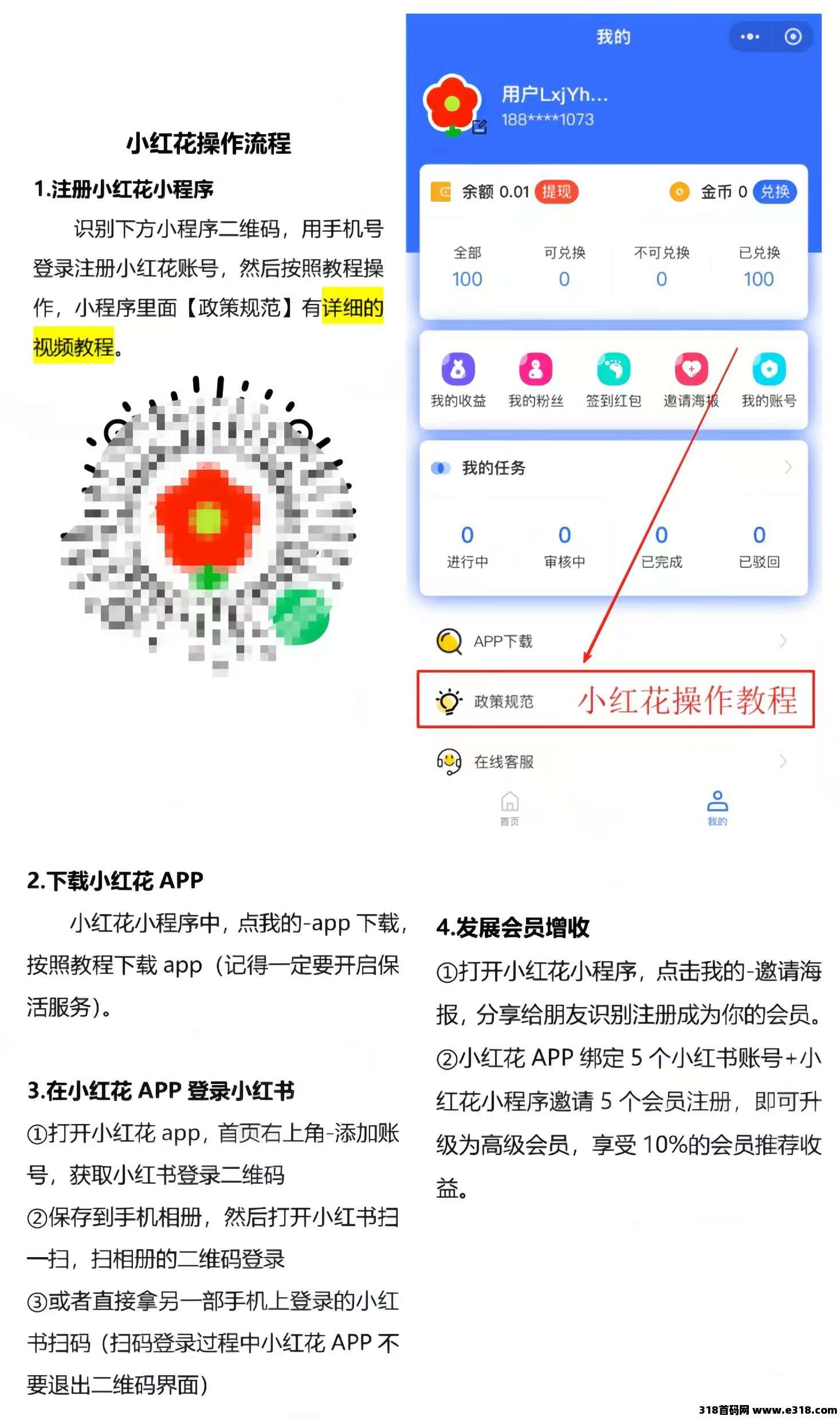 小红花0门槛副业:自动代发帖,不占用你的时间 小红花0门槛副业:自动代发帖,不占用你的时间