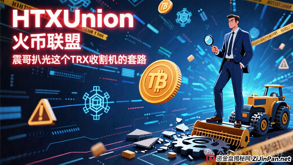 HTXUnion火币联盟：震哥扒光这个TRX收割机的套路