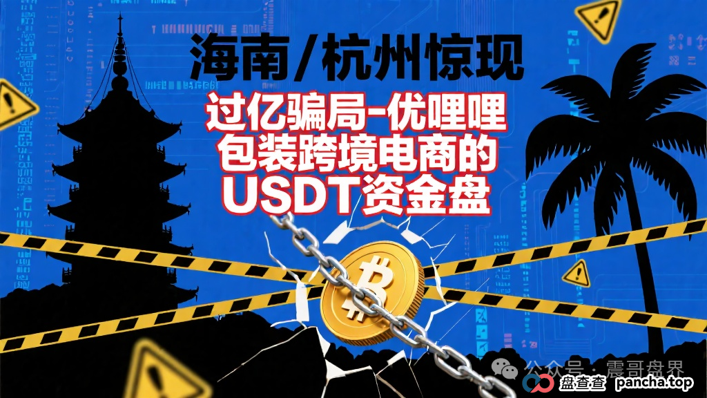 海南和杭州惊现过亿骗局-优哩哩，包装跨境电商的USDT资金盘
