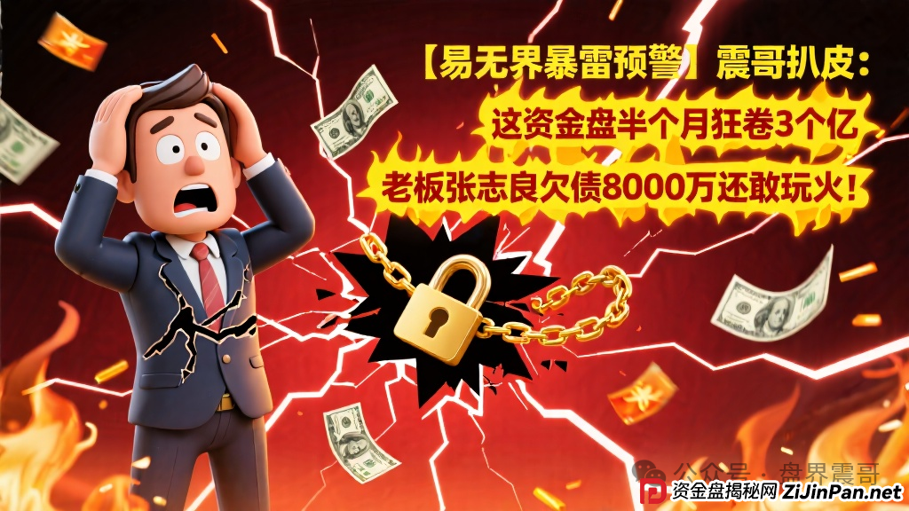 易无界资金盘预警，半个月狂卷3个亿，老板张志良欠债8000万