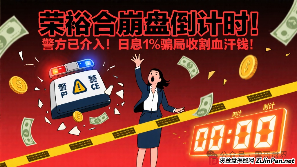 荣裕合崩盘倒计时！警方已介入，日息1%的骗局正在收割你的血汗钱！