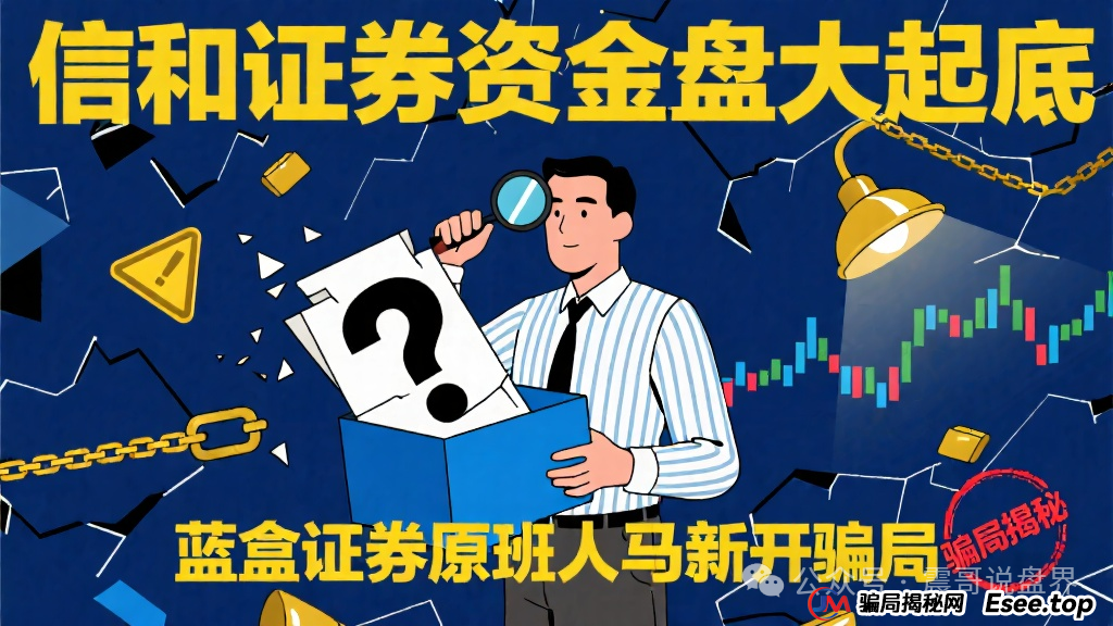 信和证券资金盘大起底：蓝盒证券原班人马新开骗局，已经单割即将崩盘