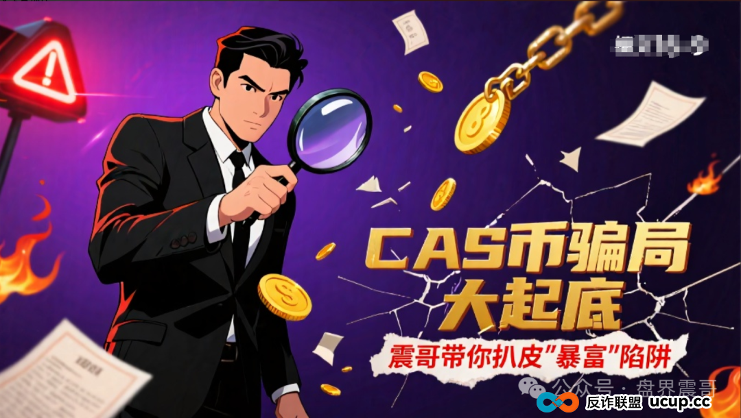 CAS币骗局大起底:震哥带你扒皮"暴富"陷阱 CAS币骗局大起底:震哥带你扒皮"暴富"陷阱