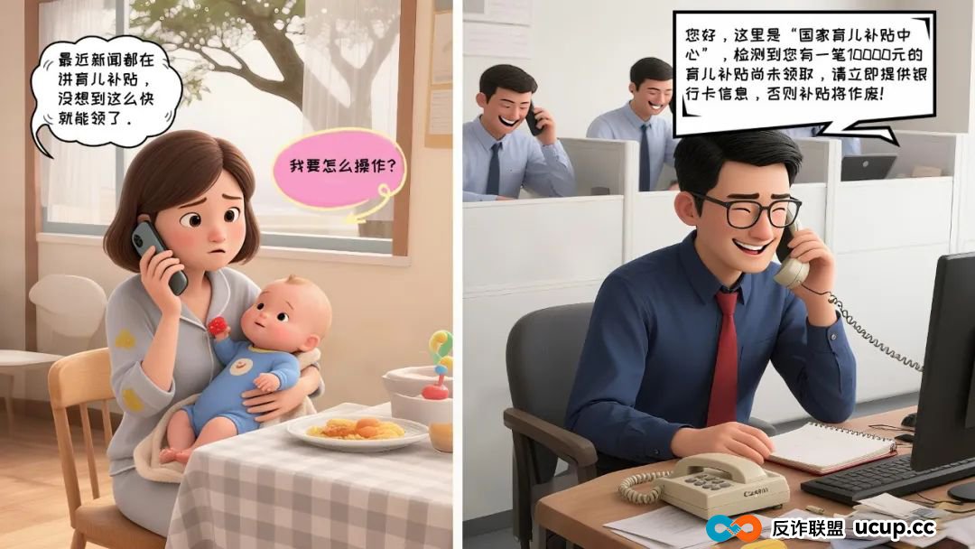 紧急预警:已有人被骗!新型“育儿补贴诈骗”来袭! 紧急预警:已有人被骗!新型“育儿补贴诈骗”来袭!