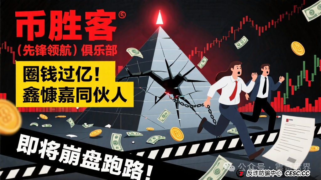 币胜客（先锋领航俱乐部）骗局揭秘，操盘手韩瑞龙已经圈了上亿资金，现在疯狂割会员，就要跑路了！