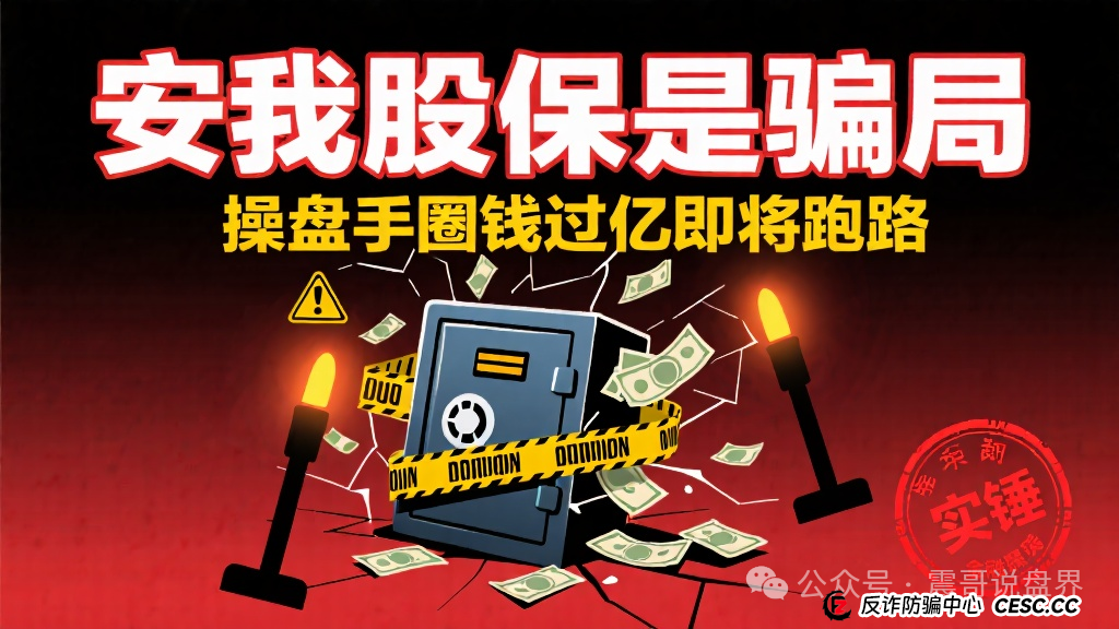 安我股保是骗局，安我保险官方下场实锤，操盘手圈钱过亿即将跑路