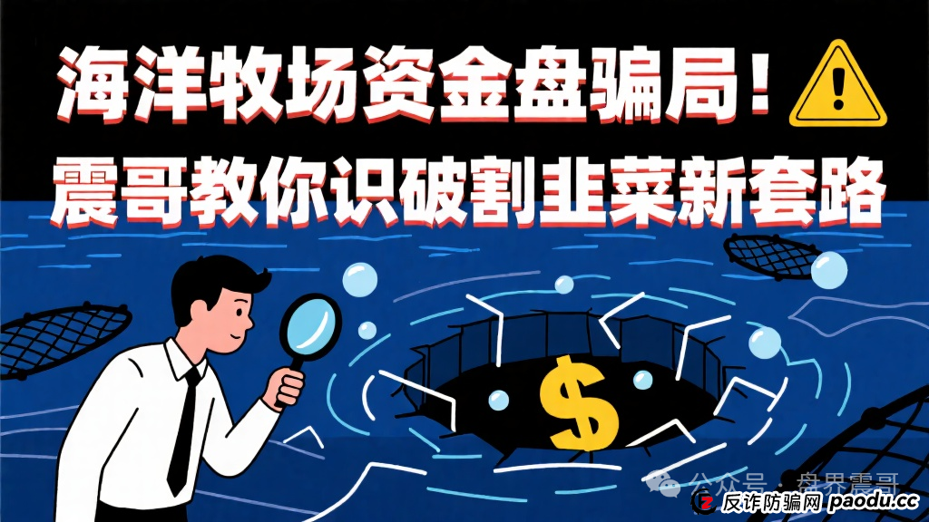 海洋牧场资金盘骗局！震哥教你识破割韭菜新套路