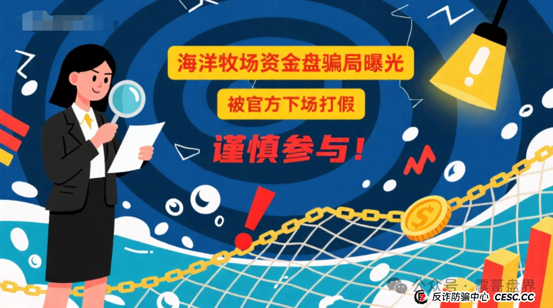 海洋牧场资金盘骗局曝光，被官方下场打假，谨慎参与！