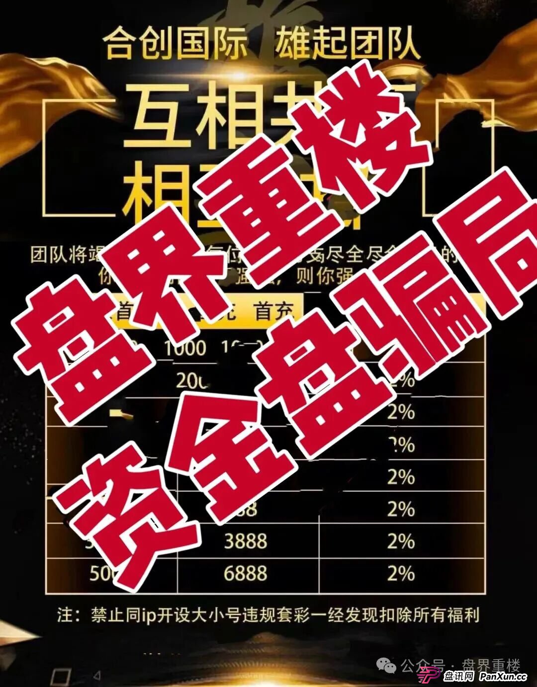 合创国际（雄起团队）彩票跟单类资金盘骗局，高度预警，即将崩盘跑路！