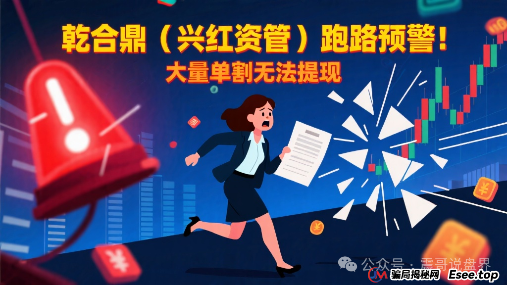 乾合鼎(兴红资管)跑路预警!大量单割无法提现 乾合鼎(兴红资管)跑路预警!大量单割无法提现