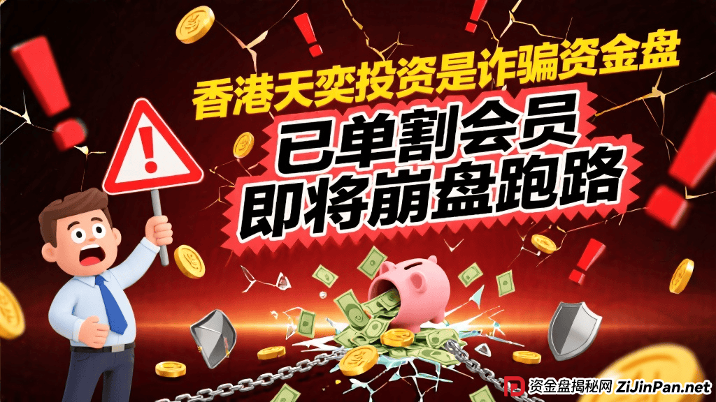 香港天奕投资是诈骗资金盘,已经单割会员,即将崩盘跑路