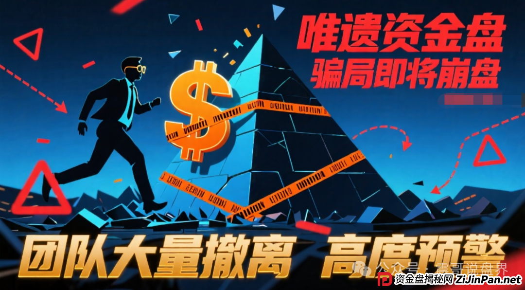 唯遗资金盘骗局即将崩盘,团队大量撤离,高度预警 唯遗资金盘骗局即将崩盘,团队大量撤离,高度预警