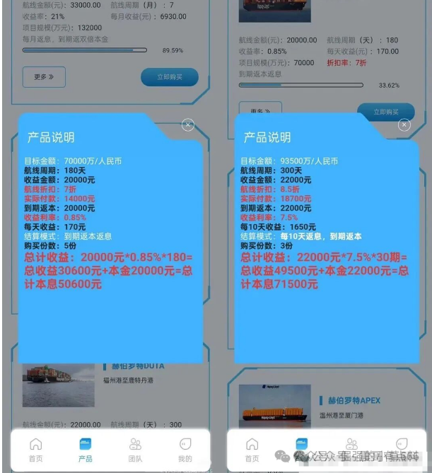 赫伯罗特（Hapag-Lloyd）是资金盘骗局，假冒正规公司，看见远离