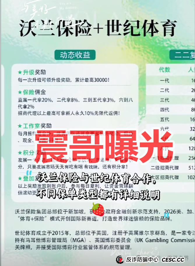 沃兰保险世纪体育是境外杀猪盘骗局,反诈提醒,看见远离(2) 沃兰保险世纪体育是境外杀猪盘骗局,反诈提醒,看见远离(2)