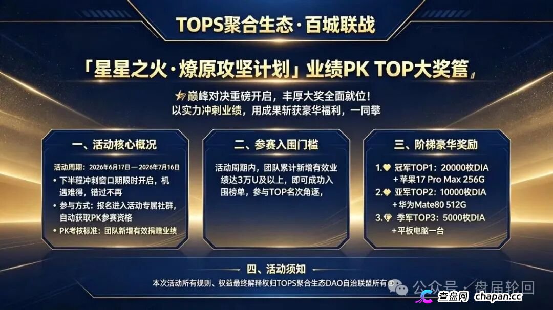 TOPS聚合生态｜V1升V4要拉多少人？百城联动线下沙龙，签的是业绩军令状还是传销罪证？