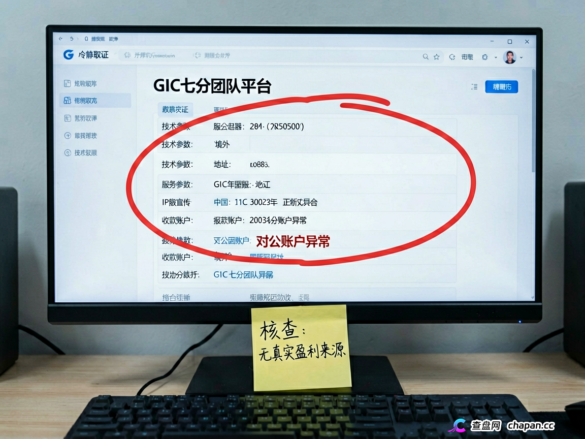 GIC七分团队的高息承诺，操盘手的跑路剧本，预警，崩盘风险加剧，参与者应立