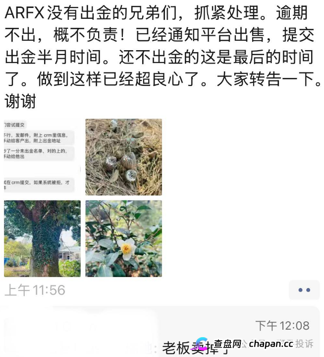 又一家平台要卖掉了？ARFX出金逾期、官方失联，资金还在里面的汇友请抓紧(1)