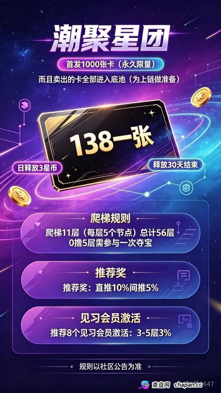 潮聚星团搞三套汇率,转赠1:100兑换1:50提现再扣20%,上链是假圈钱是真。(2) 潮聚星团搞三套汇率,转赠1:100兑换1:50提现再扣20%,上链是假圈钱是真。(2)